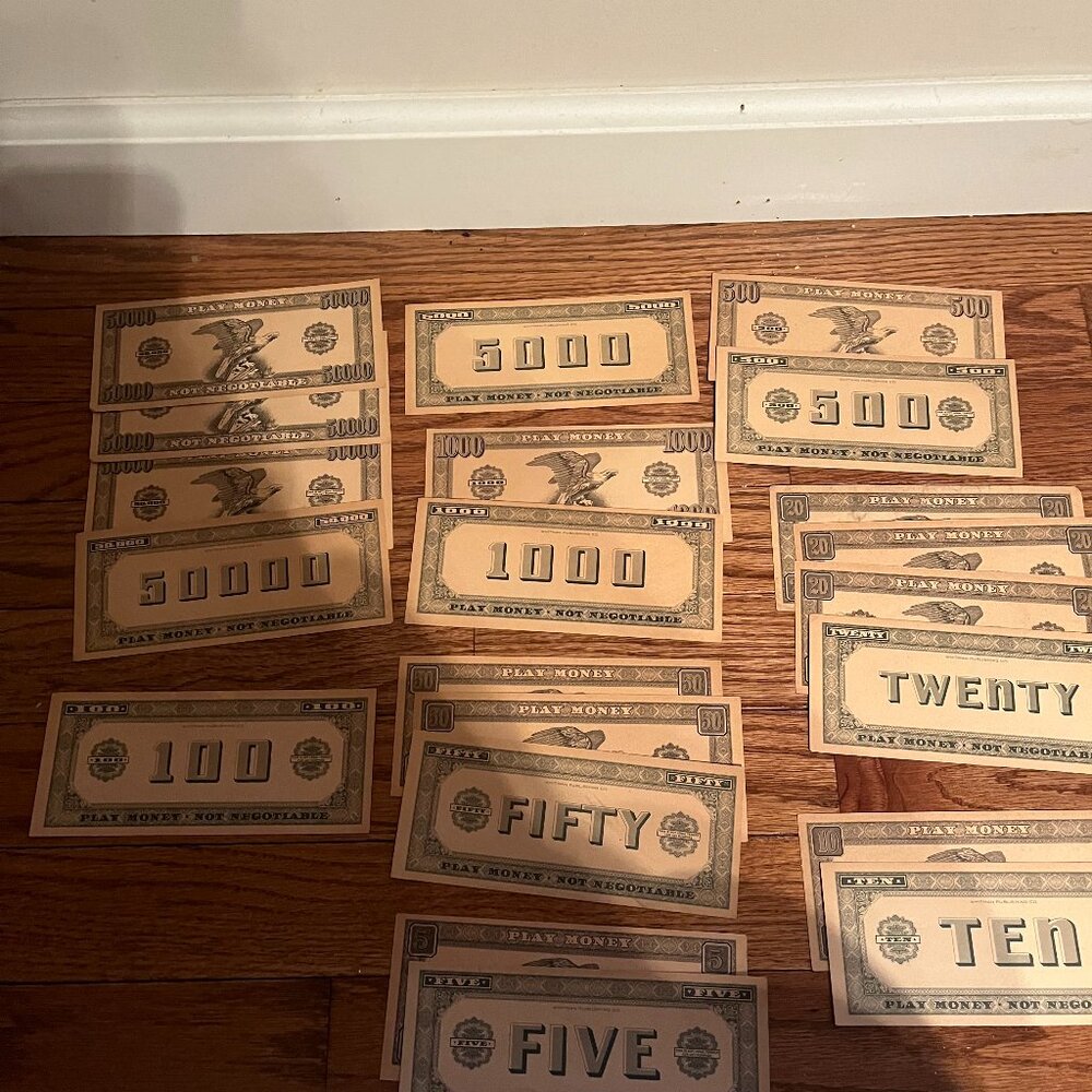 Vintage 1930s Whitman Publishing Co. Play Money